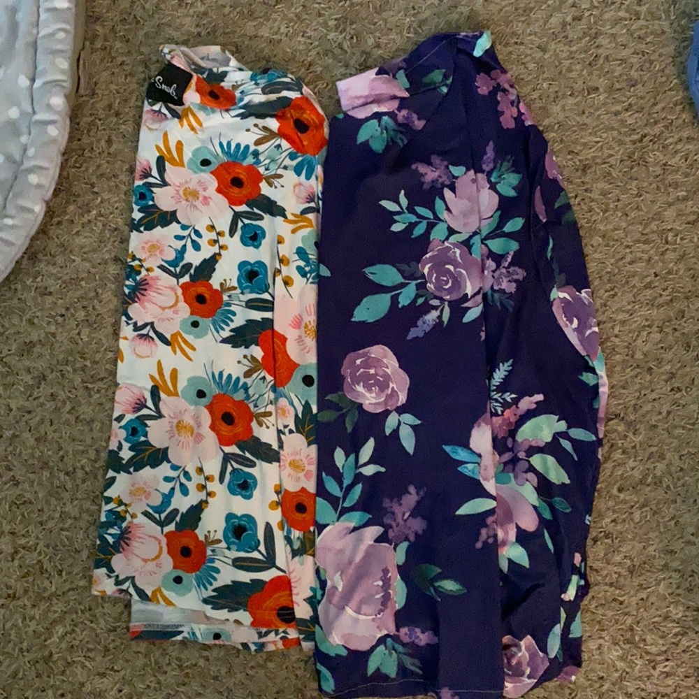2 car floral seat covers